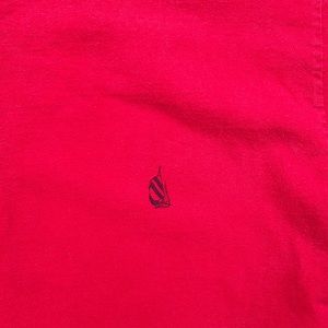 Vintage Nautica Red Logo Tshirt Large